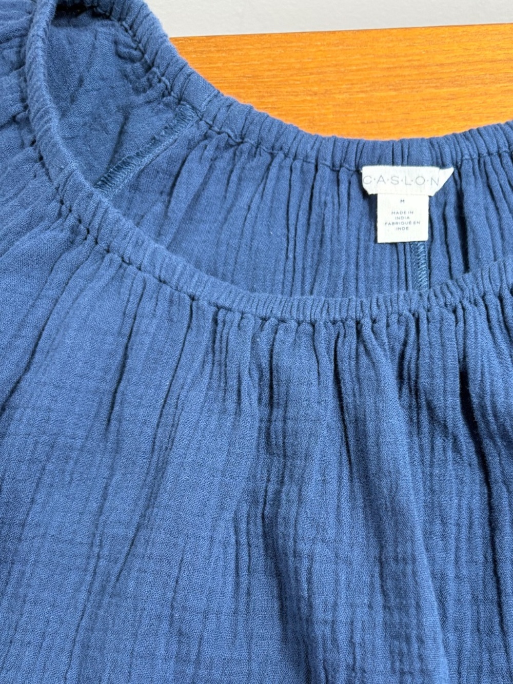 New Caslon Blue Top